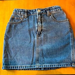 Girls Gap denim skirt size 12.